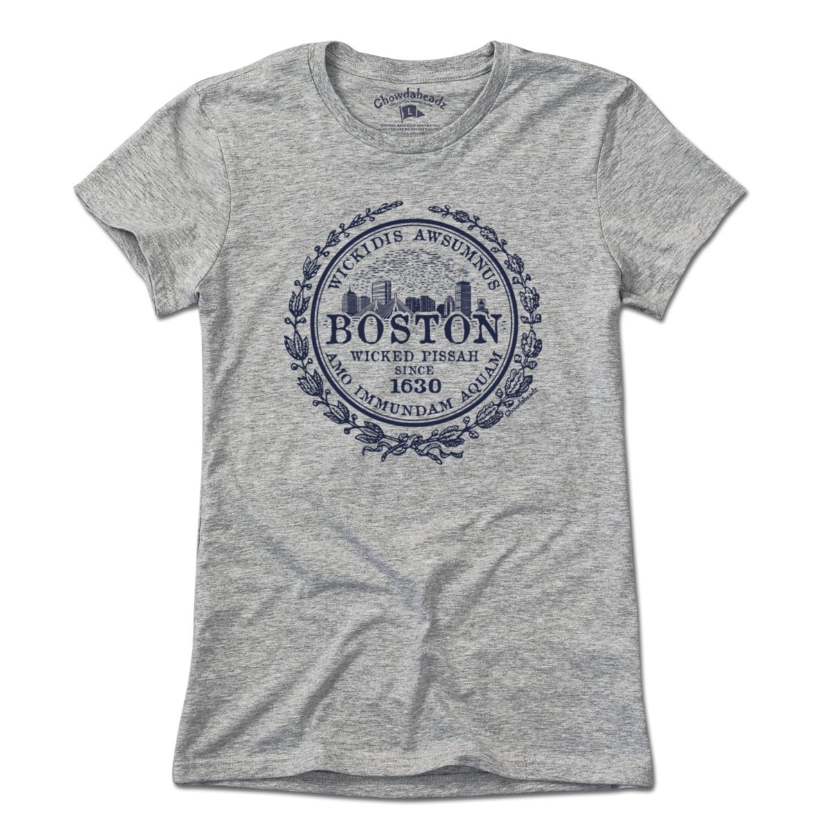 Boston City Seal T-Shirt - Chowdaheadz