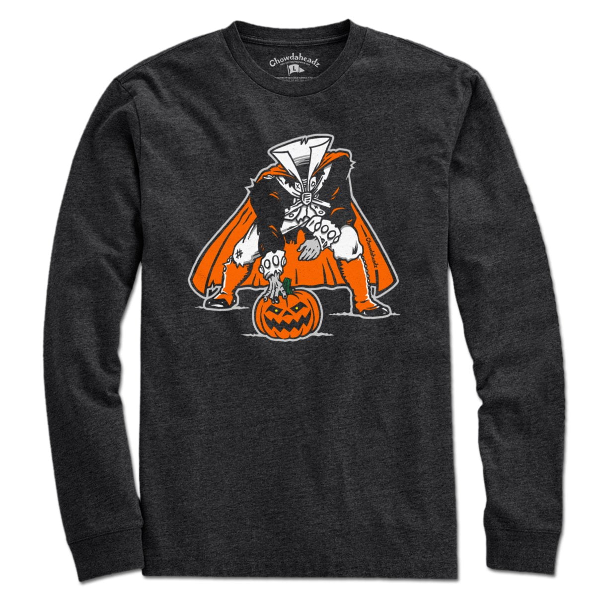 Three Point Stance Headless Horseman T-Shirt - Chowdaheadz