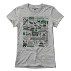 New Hampshire Tourist Attraction T-Shirt - Chowdaheadz