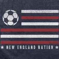 New England Nation Soccer Flag Hoodie - Chowdaheadz