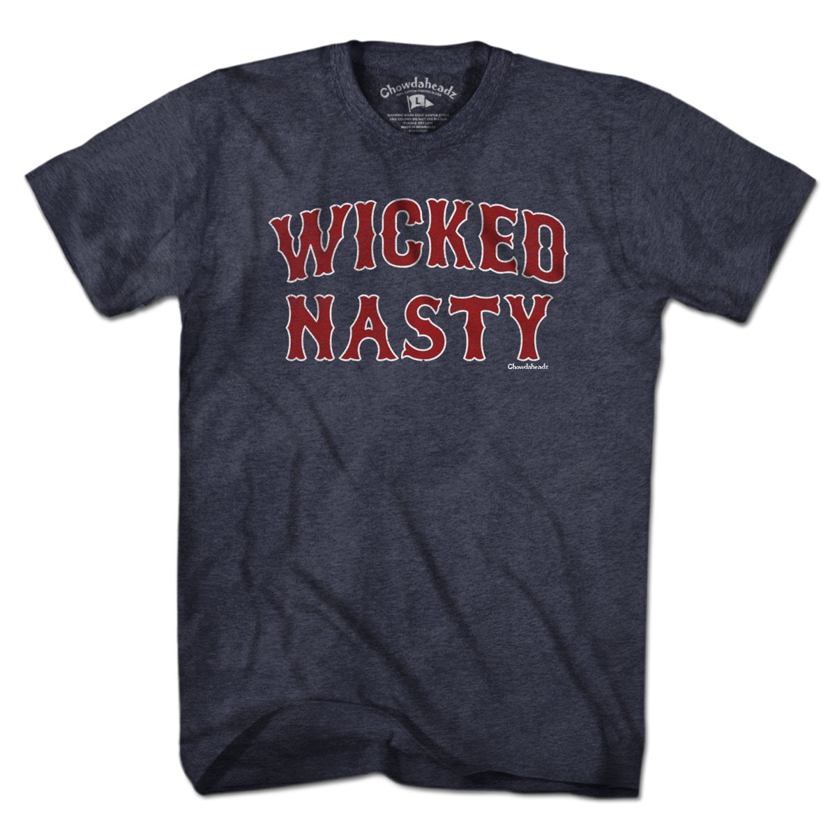 Wicked Nasty Boston Baseball T-Shirt - Chowdaheadz