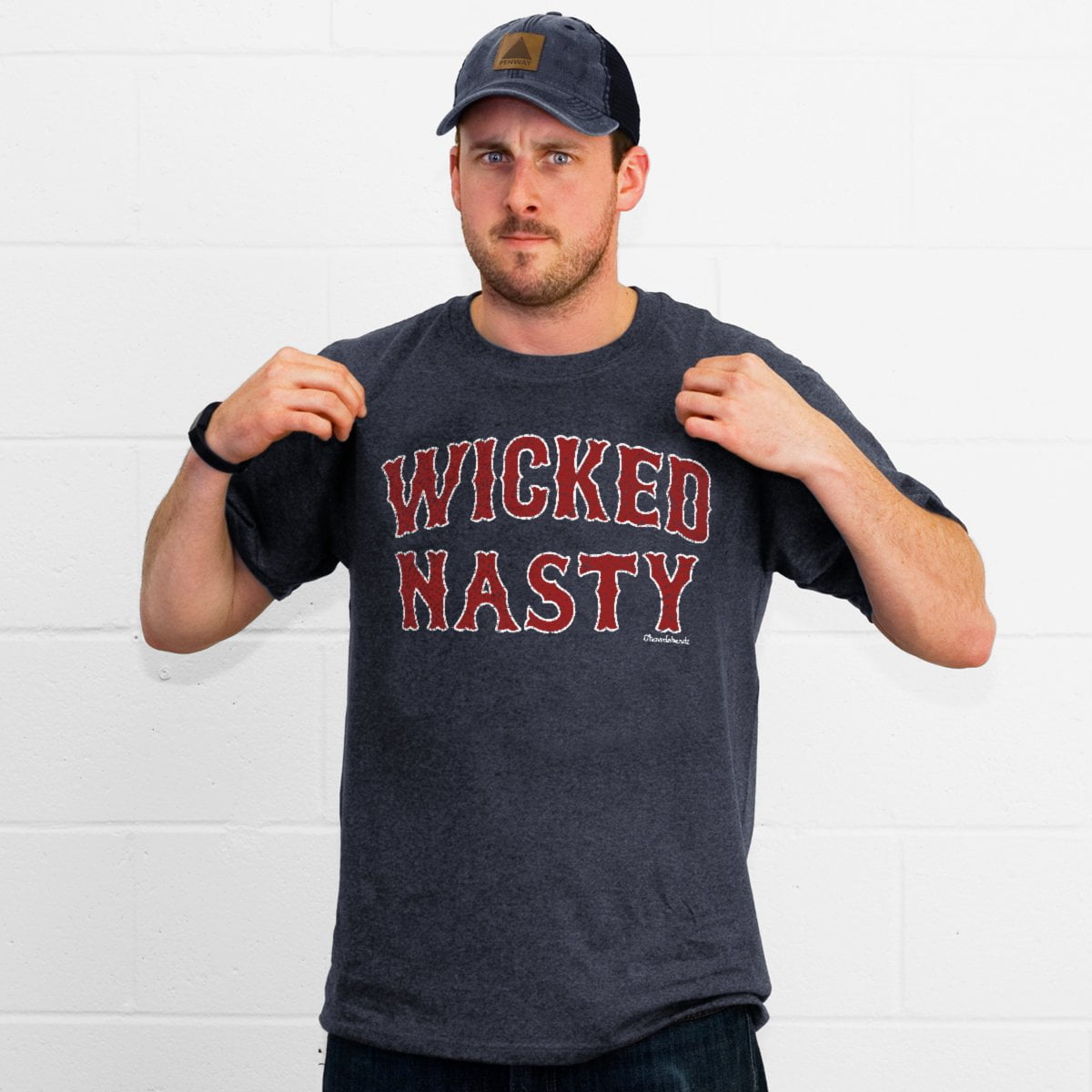 Wicked Nasty Boston Baseball T-Shirt - Chowdaheadz