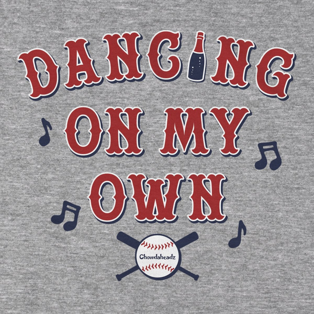Dancing On My Own Baseball T-Shirt - Chowdaheadz