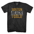 Boston Black & Gold Graffiti T-Shirt - Chowdaheadz