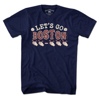 Let's Go Boston Emoji Clap T-Shirt - Chowdaheadz