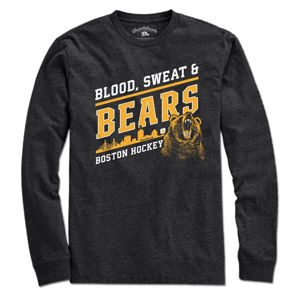 Blood Sweat & Bears Boston Hockey T-Shirt - Chowdaheadz