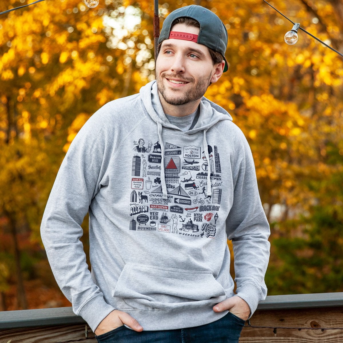 Boston Tourist Attraction Hoodie - Chowdaheadz
