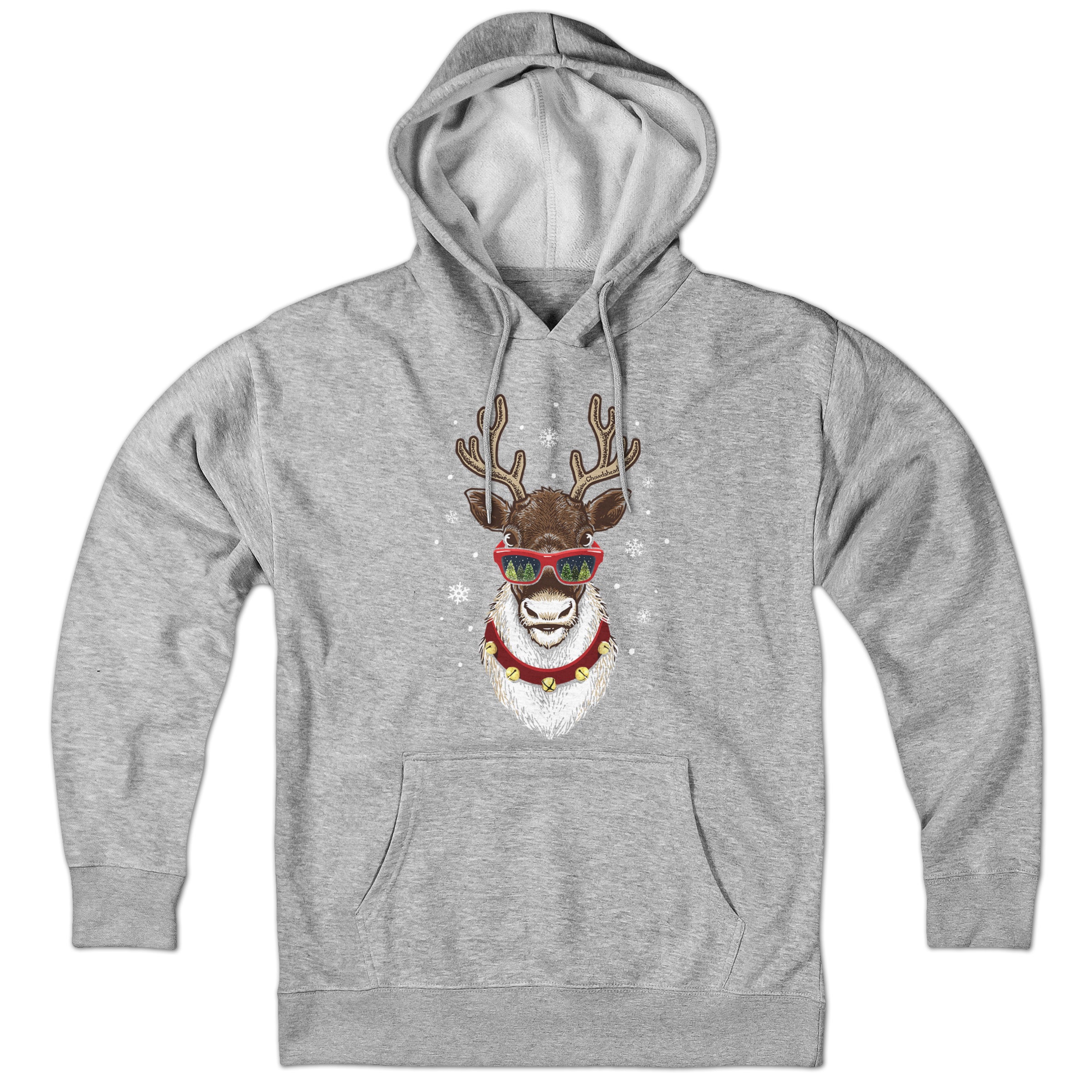 Cool Christmas Reindeer Hoodie - Chowdaheadz