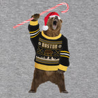 Boston Holiday Sweater Bear T-Shirt - Chowdaheadz