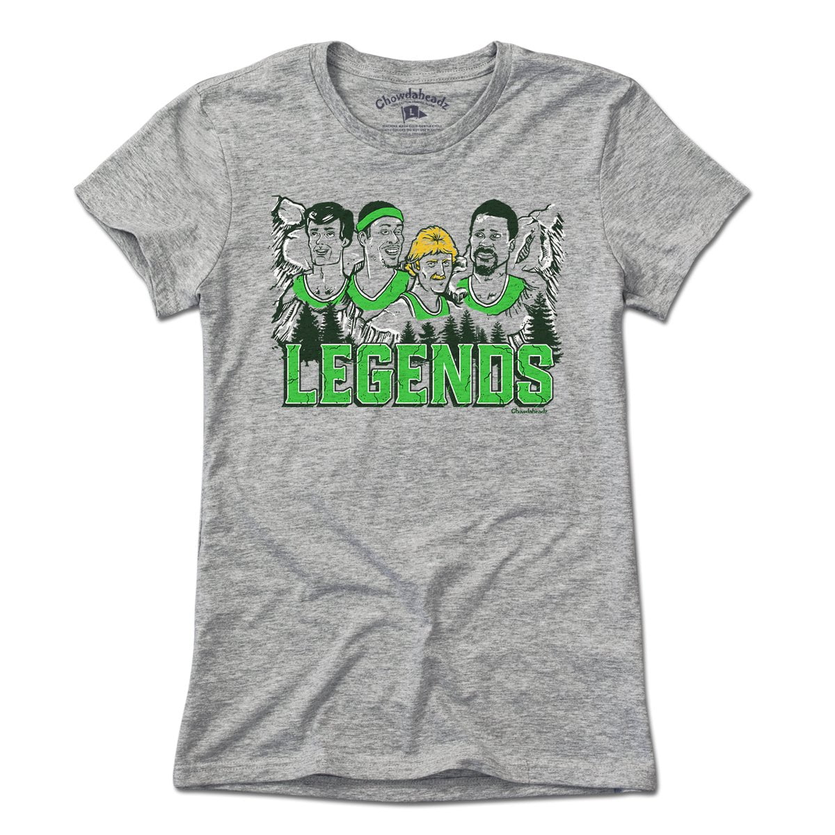 Boston Basketball Legends T-Shirt - Chowdaheadz