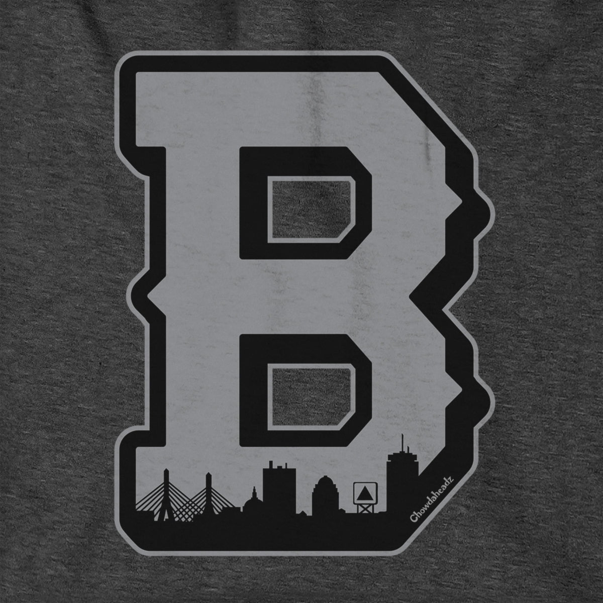 Big Block B Boston Blackout Hoodie - Chowdaheadz