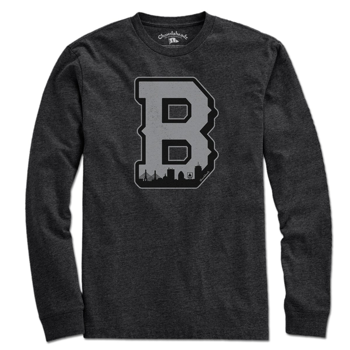Big Block B Boston Blackout T-Shirt - Chowdaheadz