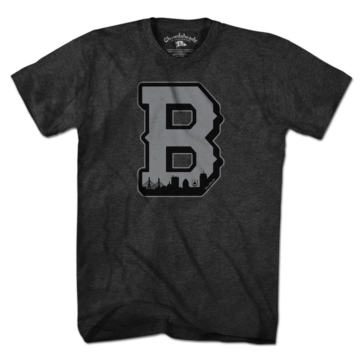 Big Block B Boston Blackout T-Shirt - Chowdaheadz