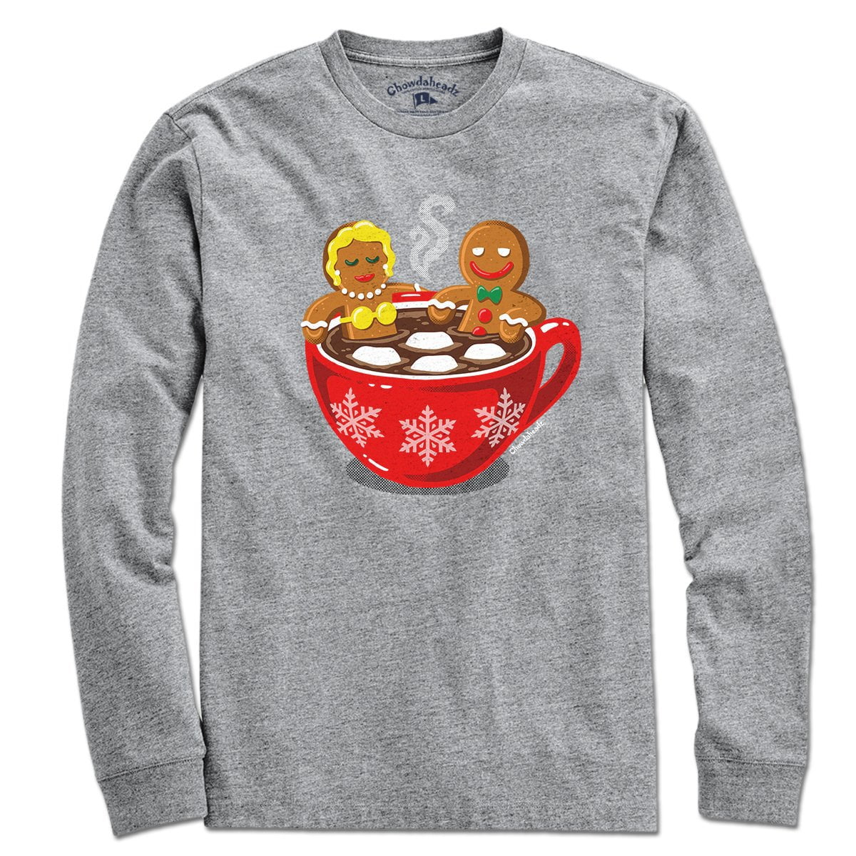 Gingerbread Hot Cocoa Tub T-Shirt - Chowdaheadz