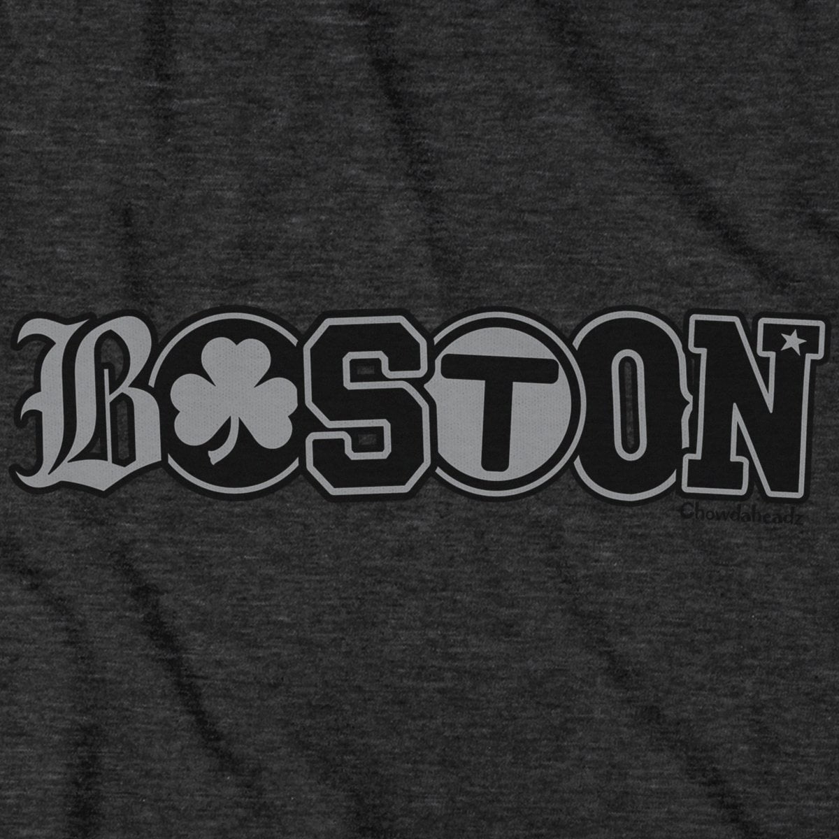 Boston Townie Blackout T-Shirt - Chowdaheadz