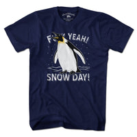 F Yeah! Snow Day! Penguin T-Shirt - Chowdaheadz