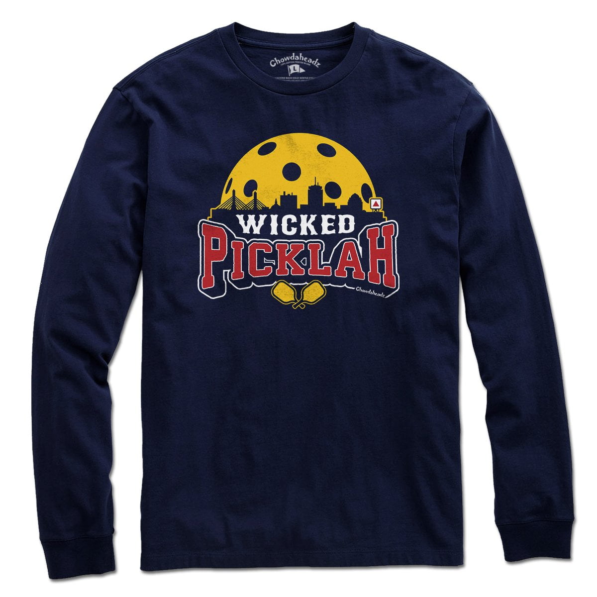 Wicked Picklah Boston Pickleball T-Shirt - Chowdaheadz