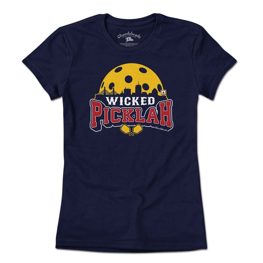 Wicked Picklah Boston Pickleball T-Shirt - Chowdaheadz