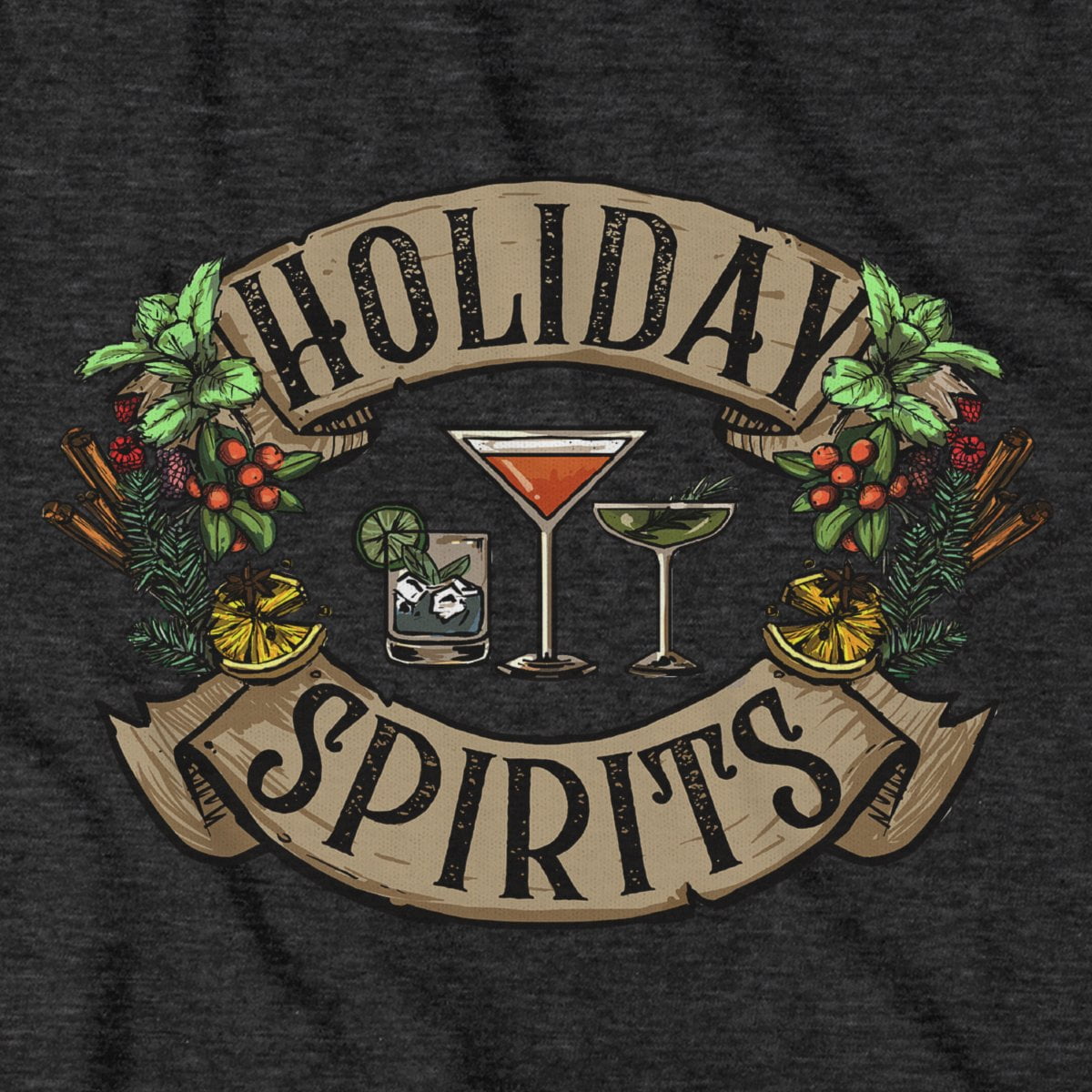 Holiday Spirits T-Shirt - Chowdaheadz