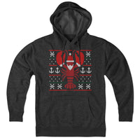 Boston Lobstah Ugly Holiday Sweater Hoodie - Chowdaheadz