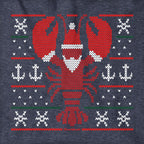 Boston Lobstah Ugly Holiday Sweater Hoodie - Chowdaheadz