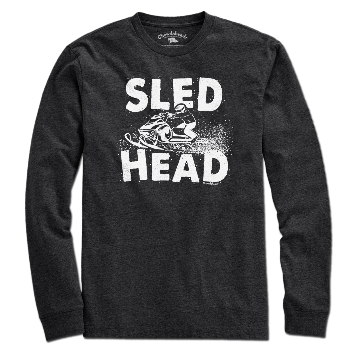 Sled Head Snowmobile T-Shirt - Chowdaheadz