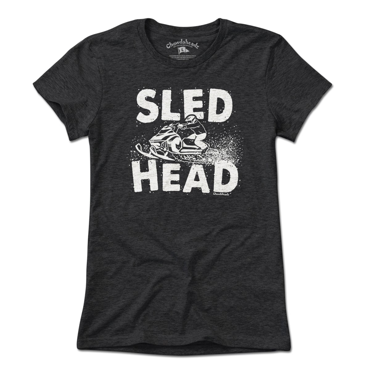 Sled Head Snowmobile T-Shirt - Chowdaheadz
