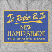 I'd Rather Be In New Hampshire Sign Hoodie - Chowdaheadz
