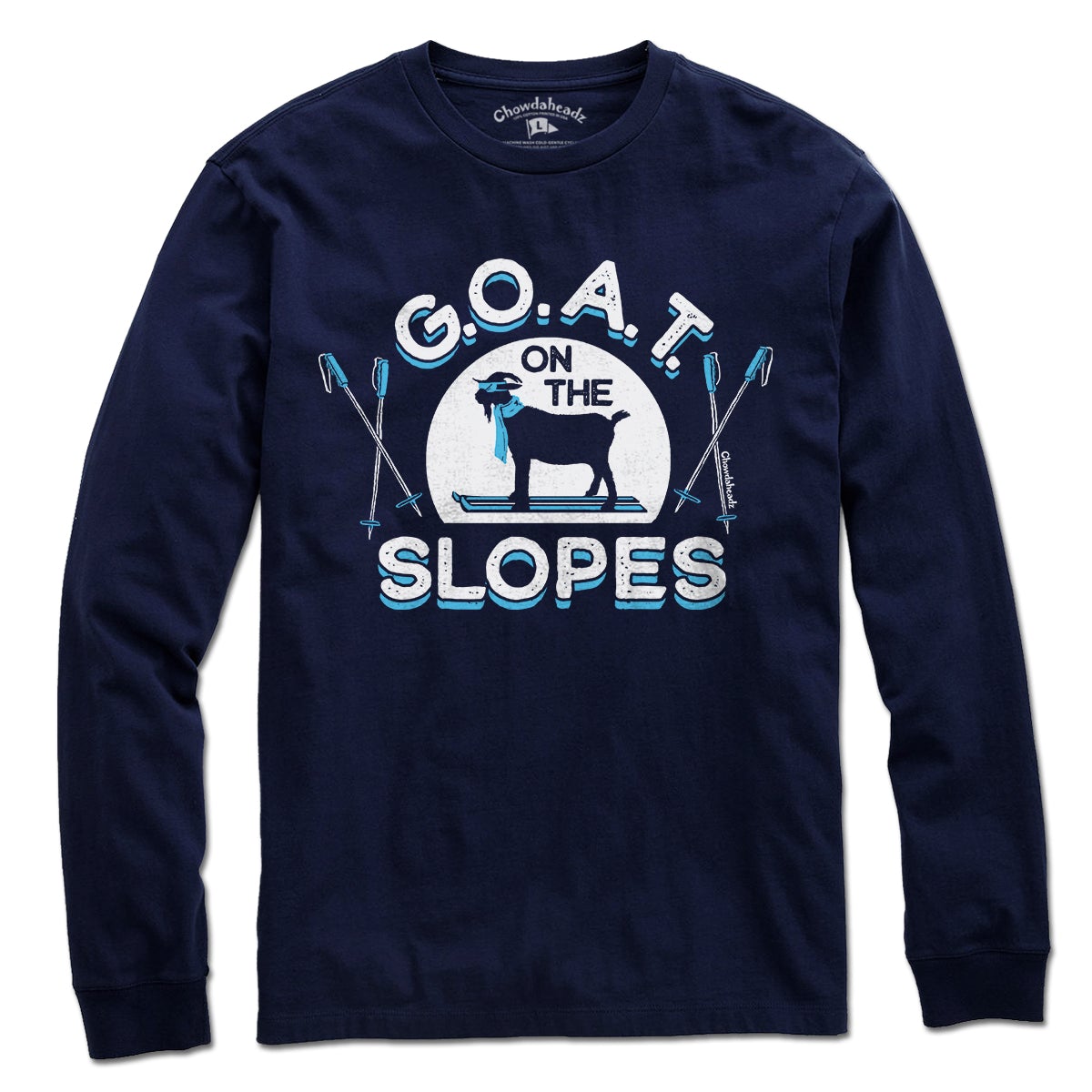 G.O.A.T On The Slopes T-Shirt - Chowdaheadz