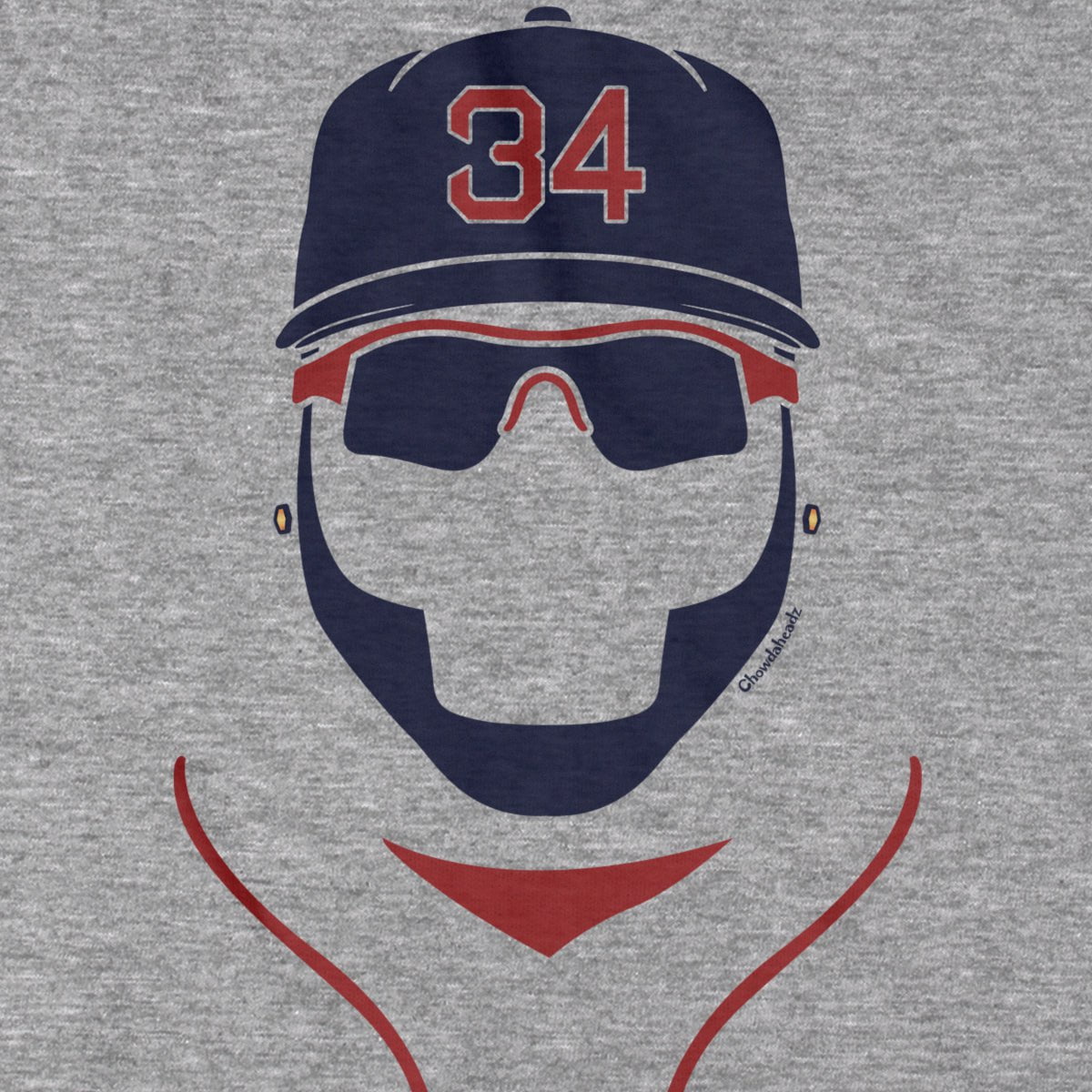 Boston 34 Game Face T-Shirt - Chowdaheadz