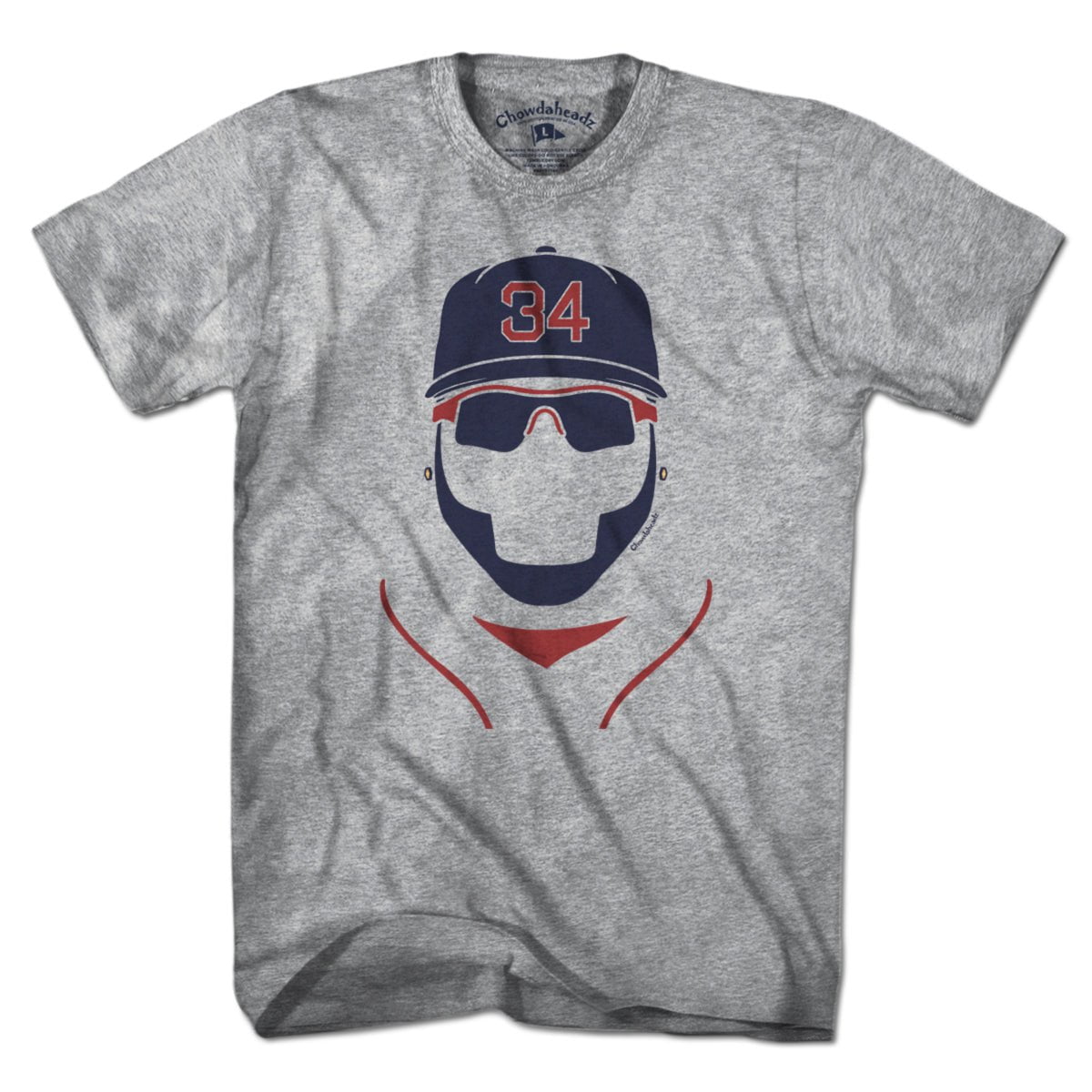 Boston 34 Game Face T-Shirt - Chowdaheadz
