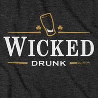 Wicked Drunk Logo T-Shirt - Chowdaheadz