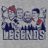 New England Football Legends T-Shirt - Chowdaheadz