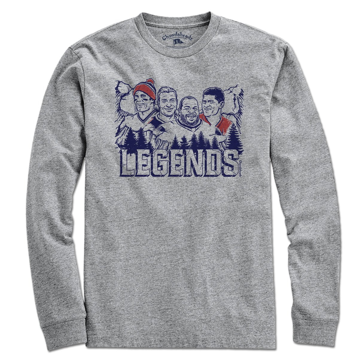 New England Football Legends T-Shirt - Chowdaheadz