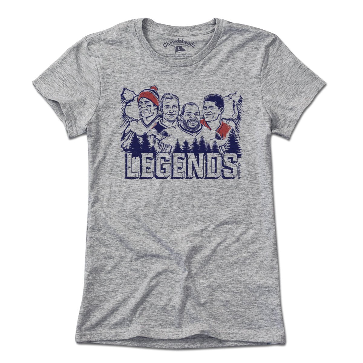 New England Football Legends T-Shirt - Chowdaheadz