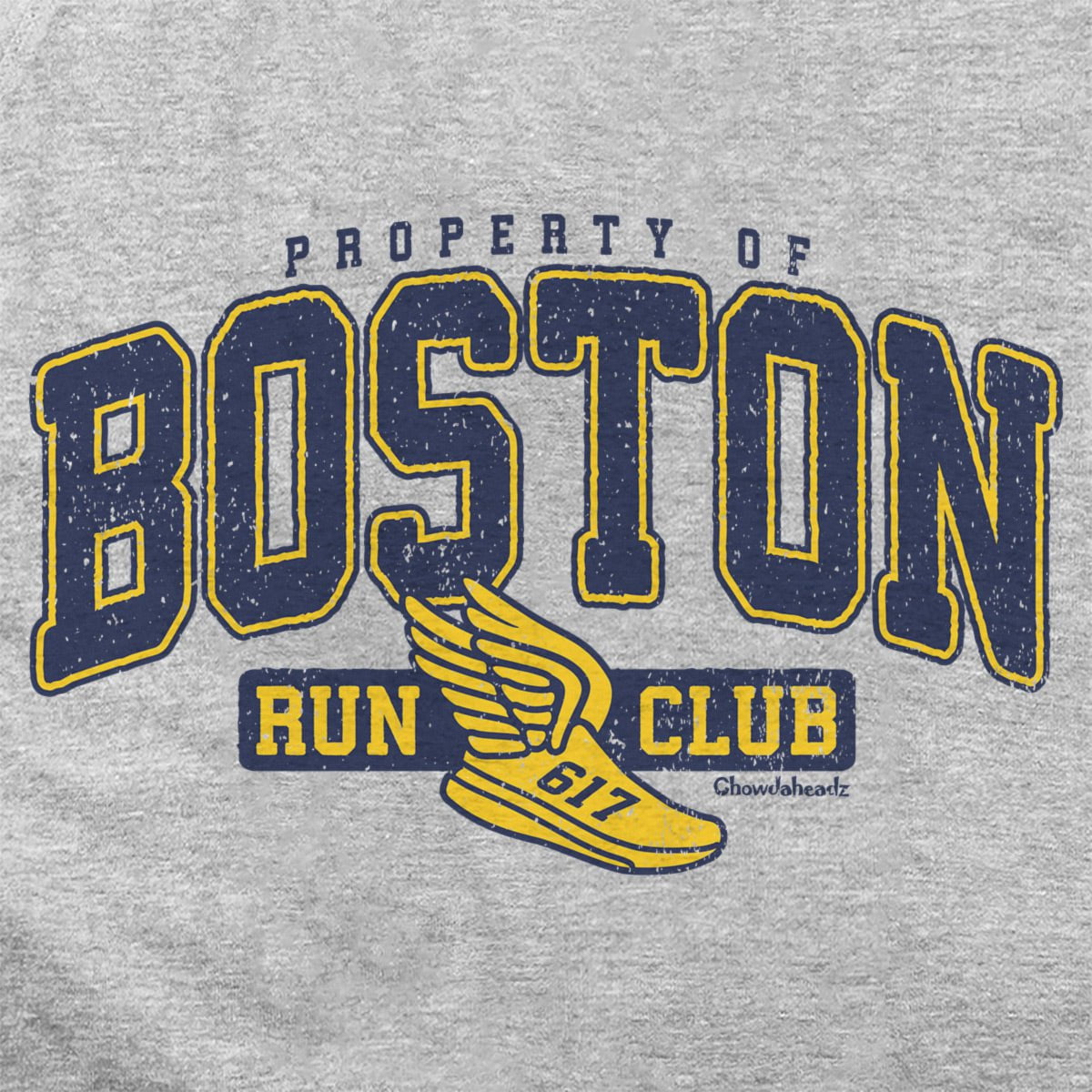 Property of Boston Run Club Hoodie - Chowdaheadz