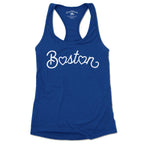 Boston Heart Script Women's Tank Top (13 Colors) - Chowdaheadz