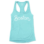 Boston Heart Script Women's Tank Top (13 Colors) - Chowdaheadz