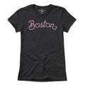 Boston Heart Script T-Shirt - Chowdaheadz