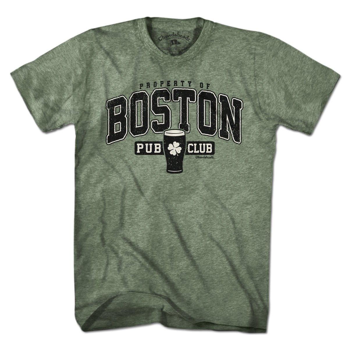Property of Boston Pub Club T-Shirt - Chowdaheadz