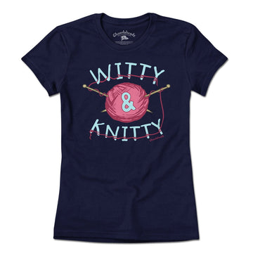 Witty & Knitty T-Shirt - Chowdaheadz