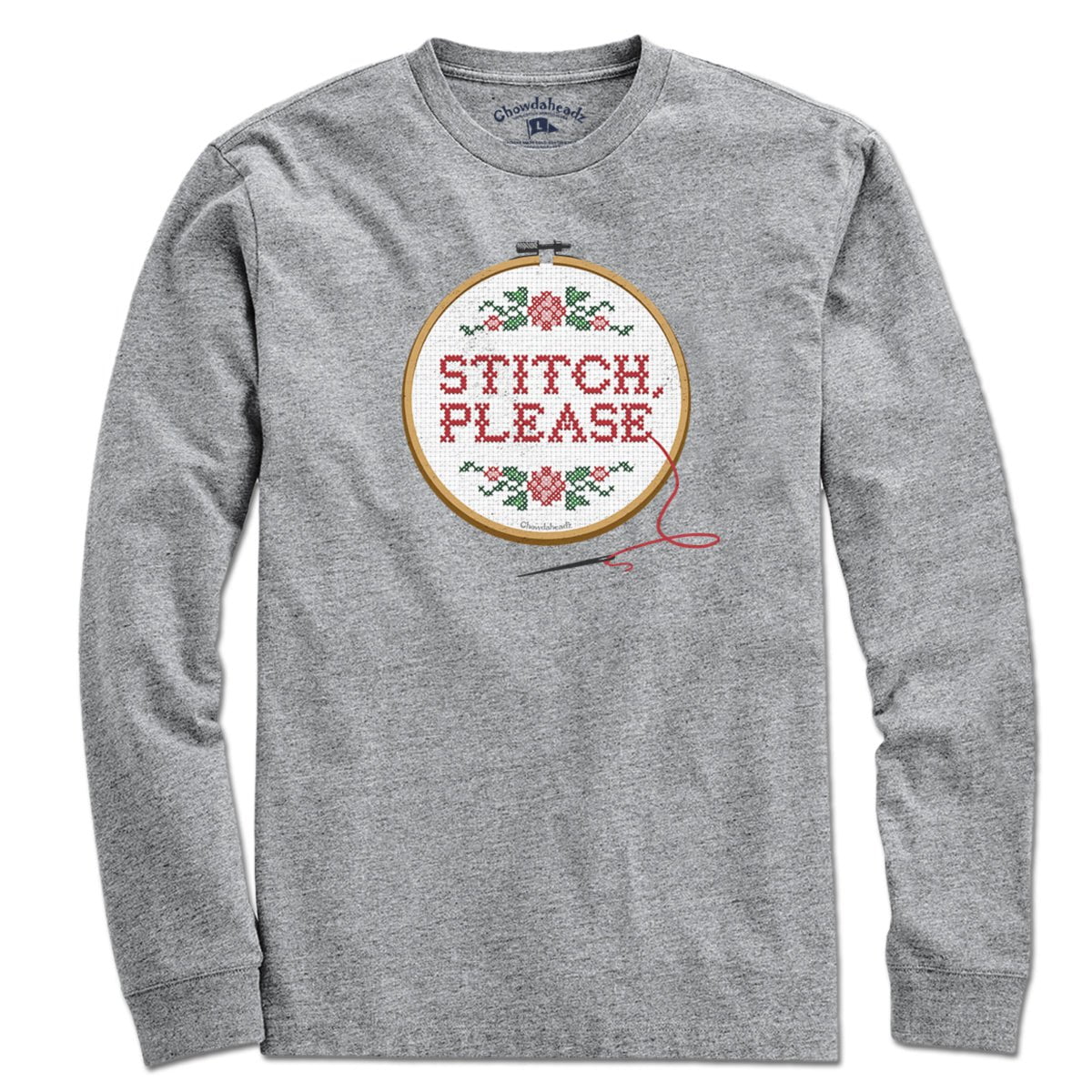 Stitch Please Cross Stitch T-Shirt - Chowdaheadz