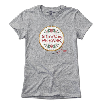 Stitch Please Cross Stitch T-Shirt - Chowdaheadz