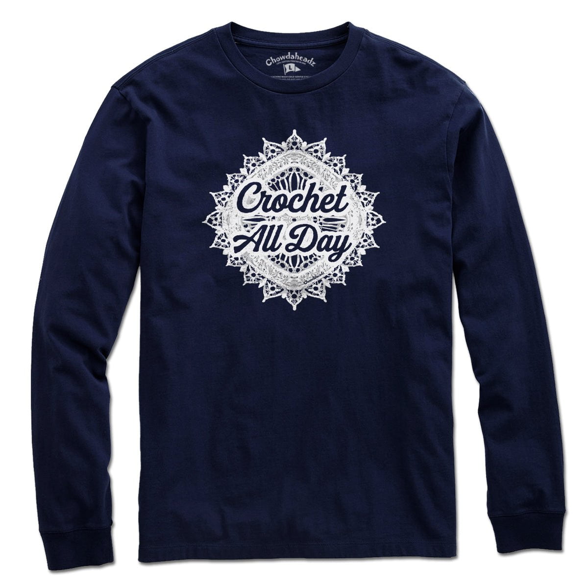 Crochet All Day T-Shirt - Chowdaheadz