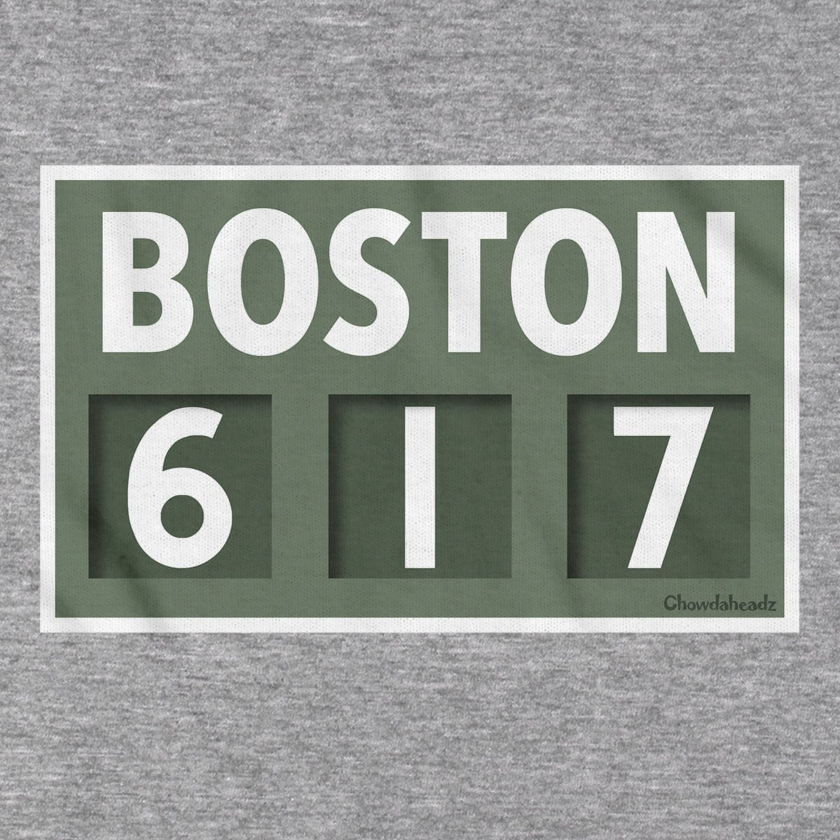Boston 617 Scoreboard T-Shirt - Chowdaheadz
