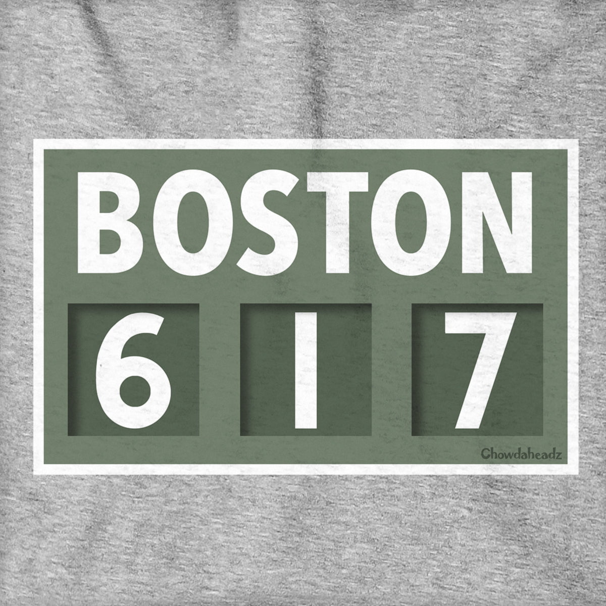 Boston 617 Scoreboard Hoodie - Chowdaheadz