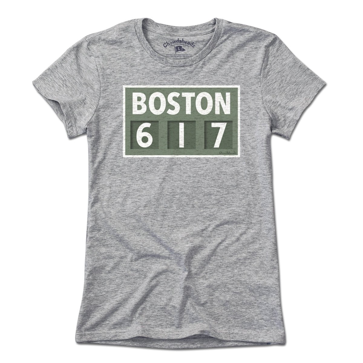 Boston 617 Scoreboard T-Shirt - Chowdaheadz