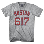 Boston 617 Baseball T-Shirt - Chowdaheadz