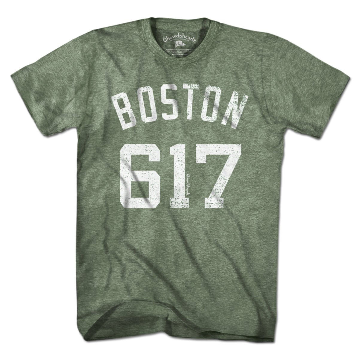 Boston 617 Basketball T-Shirt - Chowdaheadz