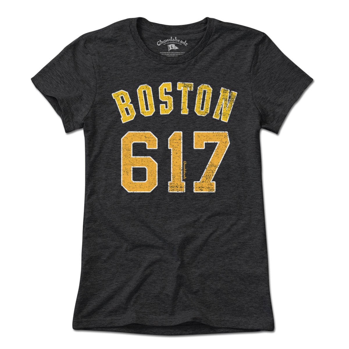 Boston 617 Hockey T-Shirt - Chowdaheadz